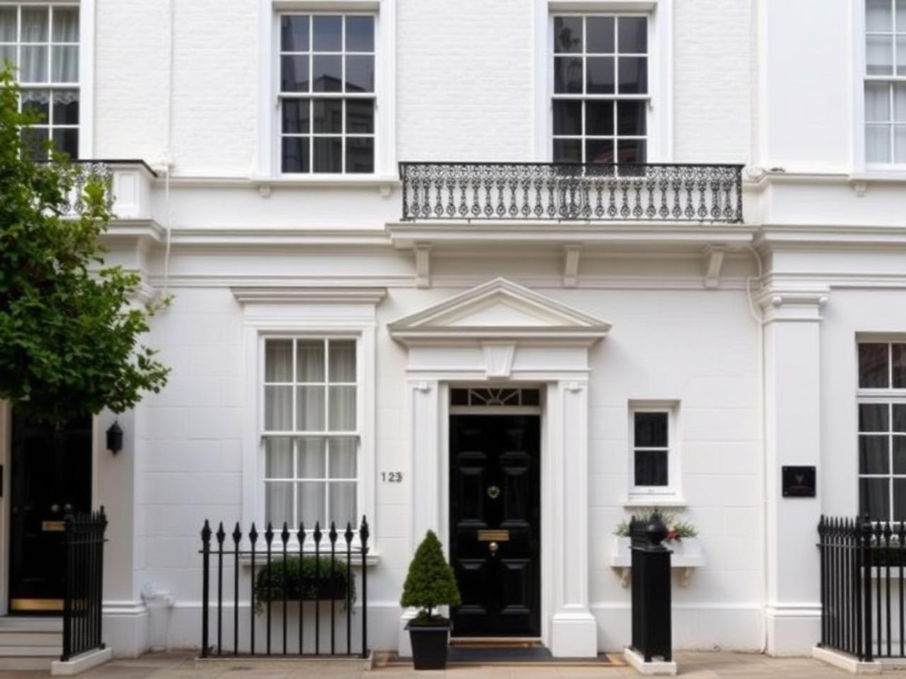 Belgravia Stucco Townhouse